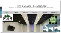 Desktop Screenshot of patscalesremodeling.com